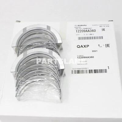 Subaru Forester Impreza WRX STI OEM Genuine Crankshaft Bearing Set 12209AA360 - Image 1 of 2