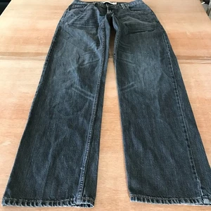 VTG Levi's 559 Relaxed Straight Jeans Men 30x31 Black Low Rise Stretch Cowboy - Picture 1 of 14
