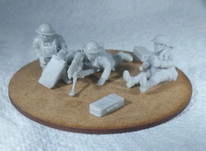 WW1 28mm US Infantry Support Konvolut - Bild 1 von 4