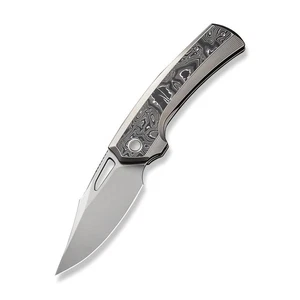 WE KNIFE Nefaris 22040F-2 FrameLock Titanium Carbon Fiber CPM-20CV Pocket Knives - Picture 1 of 9
