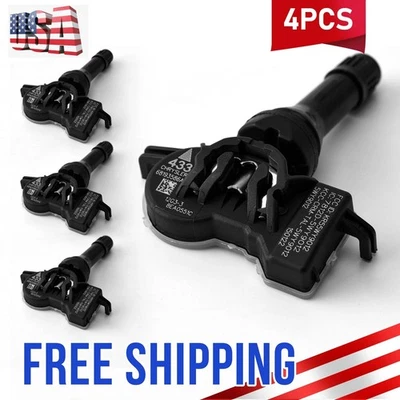 Set(4) Tire Pressure Sensor TPMS For 2016-2021 Jeep Grand Cherokee Dodge Durango - Image 1 of 4