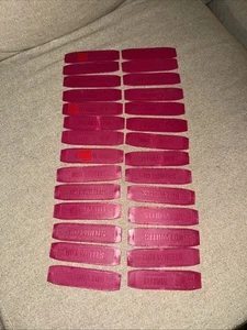Lot Of 28 Vintage Mattel Hot Wheels Redline Purple Track Joiners Connectors - Picture 1 of 7