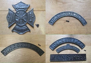 Rustic iron sign vintage  Wall door plaque sign notice plate emblem antique iron - Picture 1 of 11