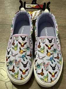 Pokémon Slip On Sneakers Größe 4 Neu - Bild 1 von 4