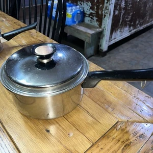 Vintage Regal Ware Duncan Hines 3 Quart Menge 3-lagig 18-8 Edelstahl Topf mit Deckel - Bild 1 von 5