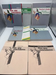 Abeka Spanish 2 Mas que Vencedores Student Text, Vocabulary & Tests w Teacher’s - Picture 1 of 24
