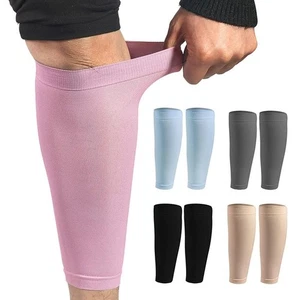 Mangas de compresión de pantorrilla para aliviar el dolor - 1 par, calcetines de soporte para piernas para Ru O3L7 - Imagen 1 de 22