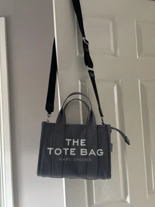 Marc Jacobs The Small Canvas Tote Bag Shadow Blue - Picture 1 of 13