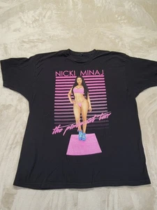 Camiseta Nicki Minaj Black Tour The Pinkprint Mercancía Oficial Concierto 2015 - XL - Imagen 1 de 7