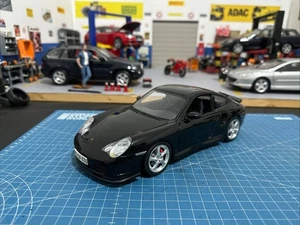 Autoart Porsche 911 996 Turbo Black 1:18 - Foto 1 di 11