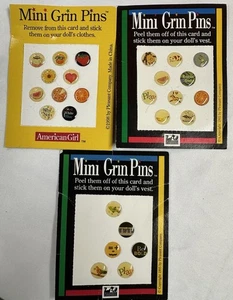 LOT OF (26) Vintage AMERICAN GIRL 1995 & 1998 MINI GRIN PINS - Picture 1 of 5