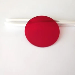 Cut-off filter lens red optical glass HB600 600nm post-transmission - Picture 1 of 5
