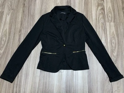 Miss Loona Vintage Women's Black Blazer w/ Gold Accents S - Image 1 of 4
