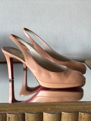 Christian Louboutin Zapatos de Tacones con Cordones Talla 37.5 Foto 1 de 4