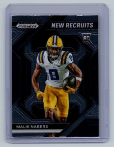 Selecciones del draft de Panini Prizm 2024 #NR-MNS Malik Nabers nuevos reclutas novato radiocontrol - Imagen 1 de 2