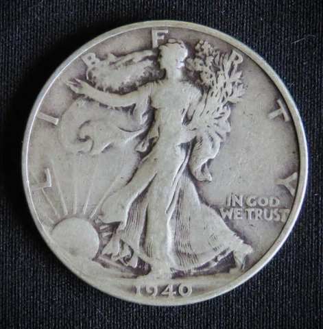 1940 S   Liberty Walking Half Dollar        (244) Cover