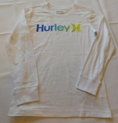 Hurley Boy's Youth Long Sleeve T Shirt White Size XL xlarge 13-15 Years NWOT - Image 1 of 3