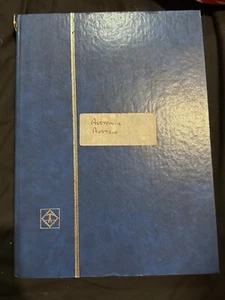 NICE MAINLY AUSTRALIA + SOME AUSTRIA STAMP COLLECTION IN STOCKBOOK (SOME STUCK) - Picture 1 of 18