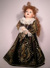 Contemporary Bisque Porcelain One of a Kind Collectable Dollar. 