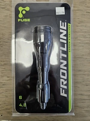 NEW Fuse Frontline 6" Bow Stabilizer - Black Front Line- 4.6 oz  - Image 1 of 2