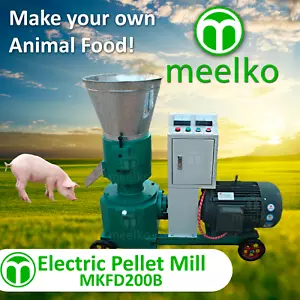 ELECTRIC PELLET MILL 7.5 kw (6mm PORK) - MKFD200B - Picture 1 of 7