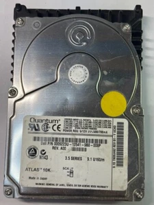 Dell 0009223U-12541-9B8-008P 9.1S TN09J462 10K RPM 4MB Ultra3 U160 SCSI 3.5" HDD - Picture 1 of 7