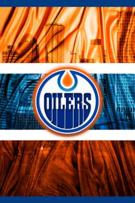 Edmonton Oilers Hockey Poster, Edmonton Oilers Hockey Print Bruins Free Shipping - Image 1 of 4