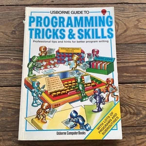 USBORNE GUIDE to PROGRAMMING TRICKS & SKILLS APPLE BBC SPECTRUM DRAGON COMPUTERS - Picture 1 of 9