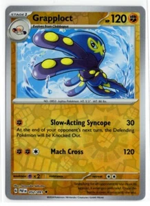 Pokemon Paldean Fates Reverse Holo 052/091 Grapploct - Bild 1 von 1