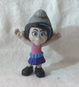 FIGURINE JOUET McDONALD'S MCDO HAPPY MEAL 2013 SMURFS 2 SCHTROUMPF 2  VEXY #16 - Picture 1 of 5