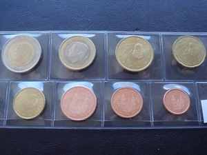 Spain 2016 year UNC coin set from 1 cent - 2 euro total 8 coins 3,88 euro - Picture 1 of 2