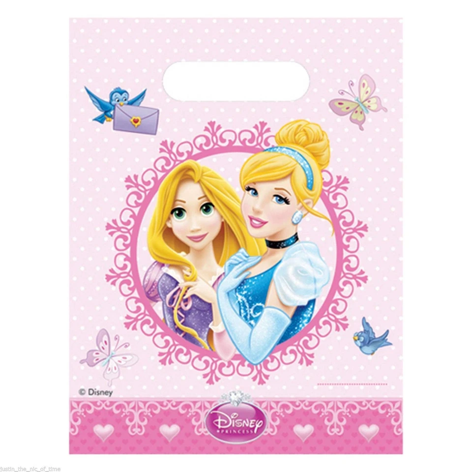 BOLSAS DE FIESTA Infantil Disney Princesa Brillante Niños FIESTA Cumpleaños Foto 1 de 1