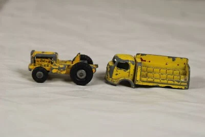 B10/ Lesney England 2 Old Toy Cars - Tractor No. 1 + Coca Cola Truck /310 - Image 1 of 4