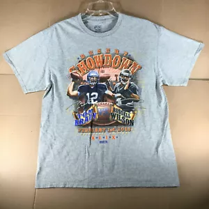 Camiseta para hombre Seahawks Patriots Super Bowl 2015 gris mediana edición de coleccionista - Imagen 1 de 8