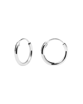 Small Hoop Earrings Sterling Silver 925 Bestseller Jewelry 1.2mmx8mm USA Seller - Image 1 of 3