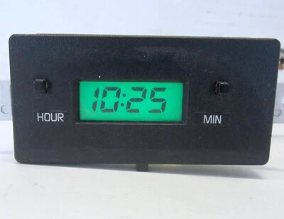 RELÓGIO DIGITAL ELETRÔNICO, display retroiluminado, funcionando, 1993 Mercury Capri, '91-'94 - Imagem 1 de 4