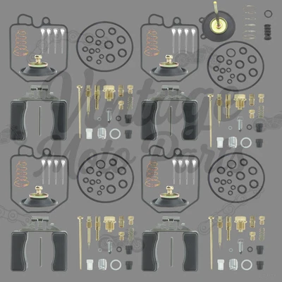 4sets For 1980-1983 Honda GL1100 Goldwing 1100 Carburetor Rebuild Repair Kit-US Foto 1 de 4