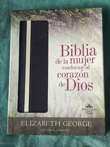 Biblia de la mujer conforme al corazon de Dios RVR 1960, Morado (Die Bibel für - Bild 1 von 9