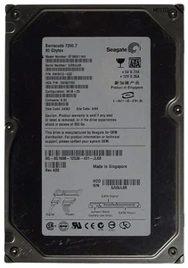 HDD da 80 GB Seagate ST380011AS SATA ID17355 - Foto 1 di 3