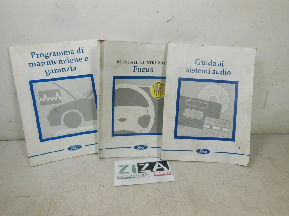 Folleto del manual de instrucciones italiano Ford Focus I 1999 - Imagen 1 de 1