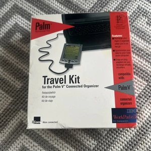 Palm V Travel Kit AC Recharger Adapters Hotsync Cable NEW Sealed - Picture 1 of 2