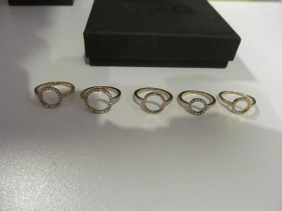 Asos Modeschmuck Ringe gold rund verschied. Größen Damen neu Top - Bild 1 von 4