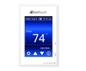 SunTouch SunStat Command Farb-Touchscreen programmierbares Fußbodenheizung Thermostat - Bild 1 von 8