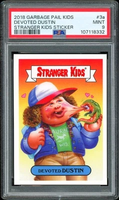 2018 Garbage Pail Kids Stranger Things SP 3a Dustin Henderson *POP 1 ~ PSA 9 - Image 1 of 2