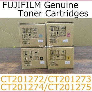 FUJIFILM Genuine Toner  4-color set CT201272 CT201273 CT201274 CT201275 - Picture 1 of 5