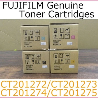 FUJIFILM Genuine Toner  4-color set CT201272 CT201273 CT201274 CT201275 - Image 1 of 4