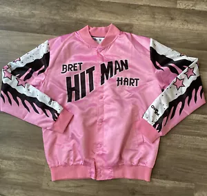 Chaqueta Rosa WWE CL-Bret Hart Royal Rumble 93 Talla L - Imagen 1 de 5