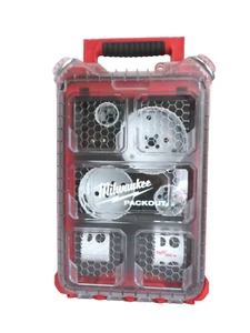 Milwaukee 49-22-5606 10 PC. HOLE DOZER Hole Saw Kit w/ PACKOUT Compact Organizer - Picture 1 of 9