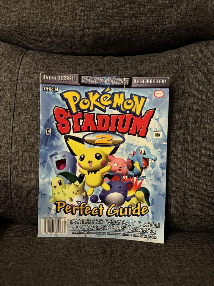 Pokemon Stadium 2 Nintendo 64 N64 Guía de Estrategia Sin Póster ¡Envío Rápido! 🔥📦✈️ Foto 1 de 3