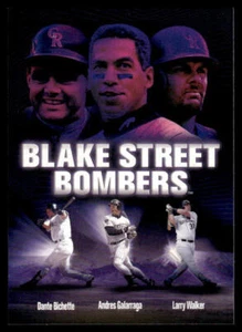 2021 Topps Archives Larry Walker Galarraga Bichette Movie Poster Card Rockies - Picture 1 of 2